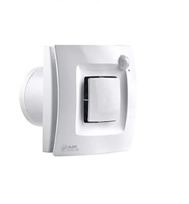 Silent Dual 100 Badkamerventilator - Ø100mm - Met Vochtsensor En Bewegingssensor Silent Dual 100 Badkamerventilator - Ø100mm - Met Vochtsensor En Bewegingssensor