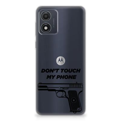 Motorola Moto E13 Silicone-hoesje Pistol DTMP Motorola Moto E13 Silicone-hoesje Pistol DTMP