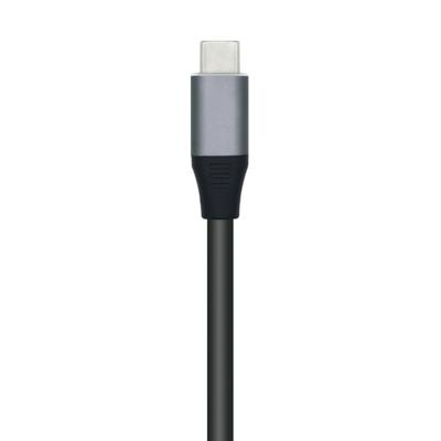AISENS A109-0508 HUB USB 3.1 USB-C, USB-C/M-4xType A/H, grijs, 15 cm