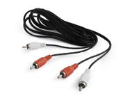 RCA stereo audiokabel, 7.5 meter - thumbnail