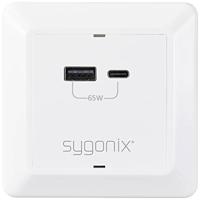 Sygonix SY-5251910 USB-laadbus Overspanningsbeveiliging, Met USB-C, Met USB-laaduitgang Wit - thumbnail