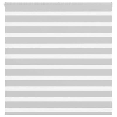 VidaXL Zebra rolgordijn 150x100 cm stofbreedte 145,9 cm lichtgrijs - thumbnail