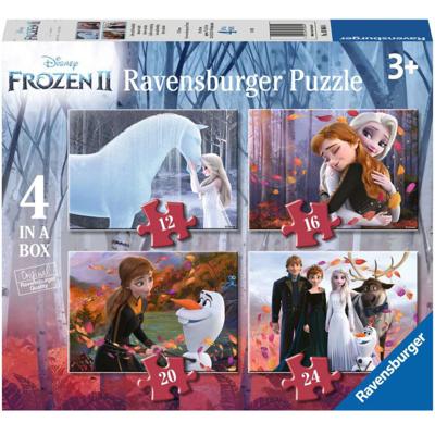 Ravensburger puzzel 4 in 1 Disney frozen liefde en vriendschap12+16+20+24 stukjes