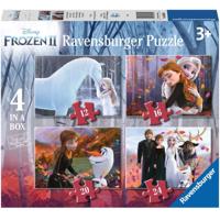 Ravensburger puzzel 4 in 1 Disney frozen liefde en vriendschap12+16+20+24 stukjes - thumbnail
