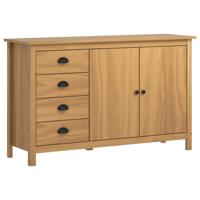 VidaXL Dressoir hill 130x40x80 cm massief grenenhout honingbruin - thumbnail