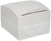 Busch-Jaeger 20 EW-54 Ocean (opbouw) Wandcontactdoos met randaarde spatwaterdicht Wit - thumbnail