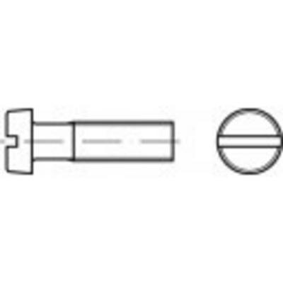 TOOLCRAFT TO-5381172 Cilinderkopschroeven M3.5 30 mm Sleuf DIN 84 Staal Galvanisch verzinkt 200 stuk(s)