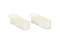 PLASTIC SNOEPBAKJE BREED WIT 2X 1,5 - thumbnail