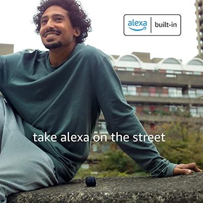 Boompods Zero Talk Bluetooth luidspreker Amazon Alexa geïntegreerd, Handsfree-functie, Stootvast, Waterafstotend Grijs