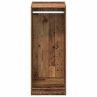 Kledingkast met plank met opslag Oud hout 41 x 48 x 102 cm Bewerkt hout - thumbnail
