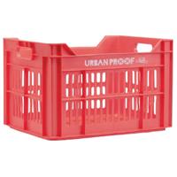 Urban Proof fietskrat 30 liter polypropyleen rood/roze - thumbnail
