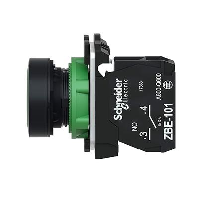 Schneider Electric XB5AA31 Harmony XB5AA31 Druktoets Bedieningsknop vlak 1 knop Groen Druk-ontgrendeling 1 stuk(s)