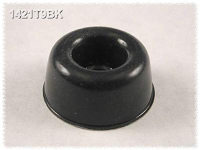 Hammond Electronics 1421T9BK Apparaatvoet Zelfklevend, Rond Zwart (Ø x h) 22.3 mm x 10.2 mm 24 stuk(s)