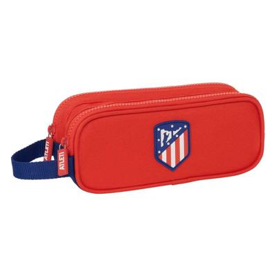 Pennenetui met 2 vakken Atlético Madrid Blauw Rood 21 x 8 x 6 cm