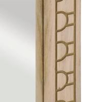 VidaXL Badkamerspiegel 50x70x2,5 cm massief mangohout en glas - thumbnail