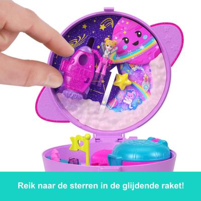Polly Pocket - Ruimteverkenningsspeelset - Reisspeelgoed - Polly Pocket - JCB18