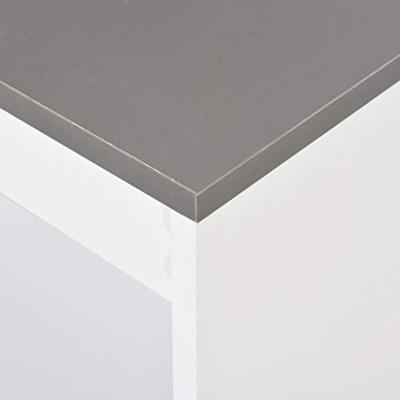 Bartafel met schap 110x50x103 cm wit