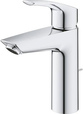 GROHE Eurosmart waterbesparende wastafelkraan m-size met trekwaste chroom 2339330e
