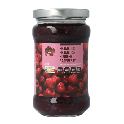 Nutribel Frambozen confituur bio 340 Gram