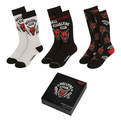 Stranger Things Socks 3-Pack 38-45 Hellfire Club