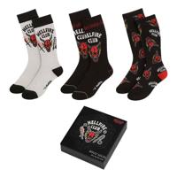 Stranger Things Socks 3-Pack 38-45 Hellfire Club - thumbnail