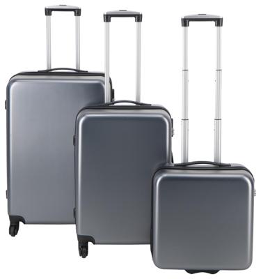 HEMA Koffer - 77x52x28 - Recycled PET - Grijs (antraciet)