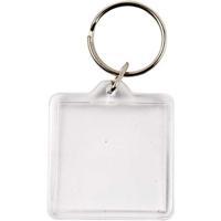 Creativ Company Sleutelhanger, afm 40x40 mm, 25 stuk/ 1 doos - thumbnail
