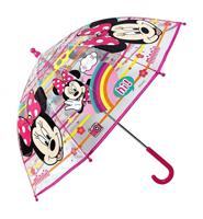 Disney kinderparaplu Minnie Mouse 45 cm polyester transparant - thumbnail