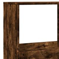 Kamerscherm 100x33x175 cm bewerkt hout gerookt eikenkleurig - thumbnail