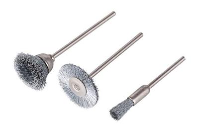 Wolfcraft 3-delige set staaldraad-miniborstels 2114000 3 stuk(s)