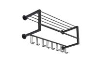 Ylumen Kapstok Small-Black B 70 cm H 37 cm zwart - thumbnail