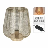 Tafellamp Metaaldraad Goud 33cm - thumbnail