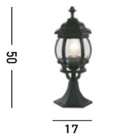 Searchlight Klassieke sokkellampBel Aire - 7172 - thumbnail