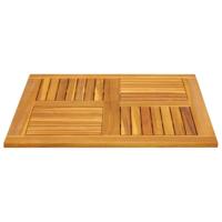 Tafelblad vierkant 80x80x2,2 cm massief acaciahout - thumbnail