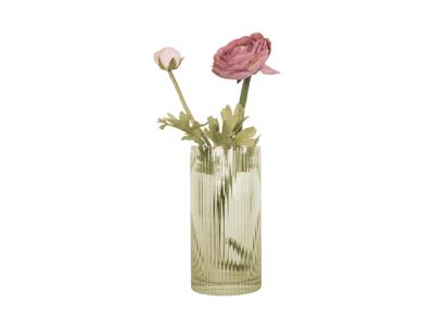 Bloemenvaas Allure Straight 20x 10 cm - mosgroen