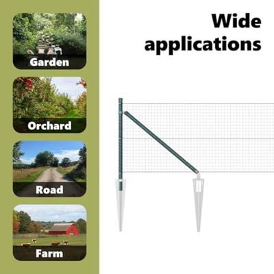 VidaXL Afrasteringspaal groen 25 x 0,4 m (25 x 25 mm gaas)