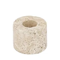 PTMD Kandelaar Jaqueleen Beige L 5cm - thumbnail