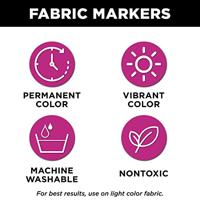 Tulip • textielstiften primary 6st. - thumbnail