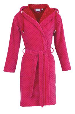 Carl Ross Carl Ross damesbadjas kort 410310 pink/deep red 36/38