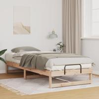 Bedframe Bruin 100 x 220 cm Massief grenenhout - thumbnail