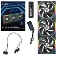 Lian Li UNI FAN SL Wireless 120mm 3-Pack Black - thumbnail