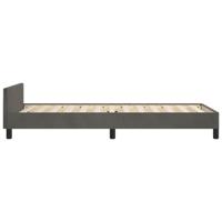 Bedframe zonder matras 120x200 cm fluweel donkergrijs - thumbnail
