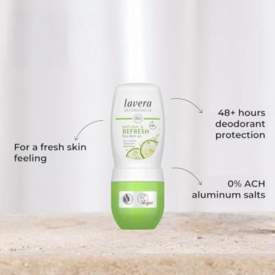 Lavera Deodorant roll-on natural & refresh bio 50 Milliliter