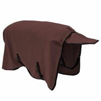 VidaXL Paardendeken volledig donkerbruin polyester - thumbnail