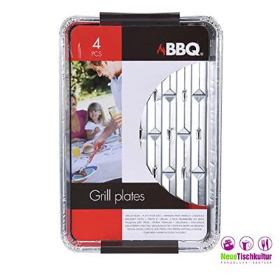 Bbq grill schalen set 4 stuks