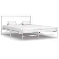 VidaXL Bedframe metaal wit 120x200 cm - thumbnail