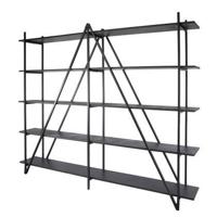 Giga Meubel - Wandrek - Metaal - 220x180cm - Zwart - Piega - thumbnail