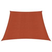 Zonnezeil 160 g/m 3/4x2 m HDPE terracottakleurig - thumbnail