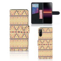 Sony Xperia L4 | Telefoon Hoesje | Aztec Yellow | Portemonnee hoesje - thumbnail