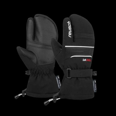 Reusch Kondor R-TEX® XT Junior Lobster 3 Vinger Handschoen Kinderen Black / White 4,5